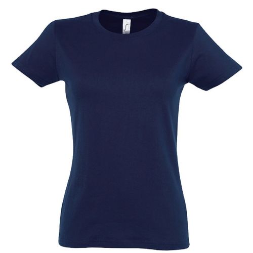 T-Shirt Manches Courtes - Femme - 11502 - Bleu Marine Clair