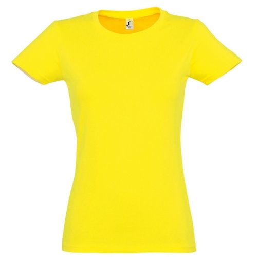 T-Shirt Manches Courtes - Femme - 11502 - Jaune Citron