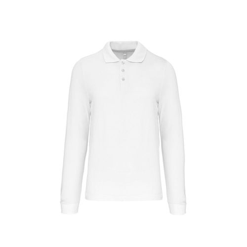 Polo Manches Longues - Homme - K243 - Blanc