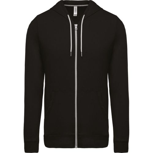Veste Zip Intégral À Capuche - Homme - K438 - Noir