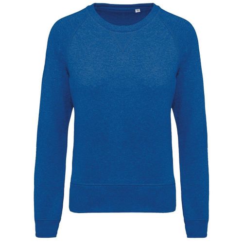 Sweat Shirt Coton Bio - Femme - K481 - Bleu Océan Chiné