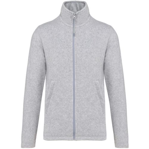 Veste Micropolaire Zippée - Homme - K911 - Gris Ash Chiné