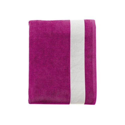 Drap De Plage Ou Drap De Bain - 89006 - Rose - Coton Velours
