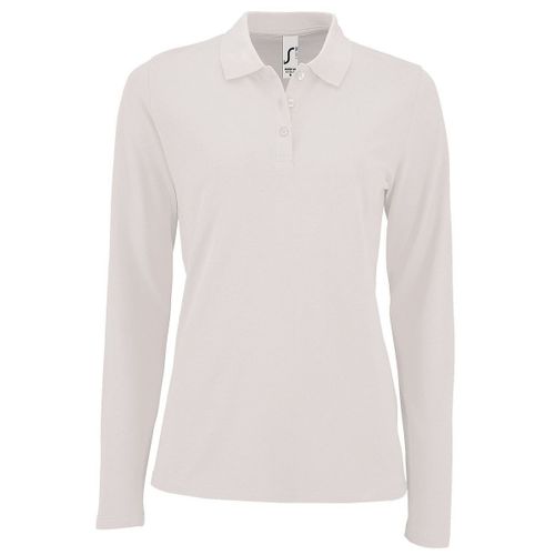Polo Manches Longues - Femme - 02083 - Blanc
