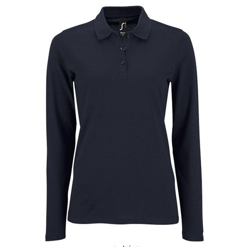 Polo Manches Longues - Femme - 02083 - Bleu Marine
