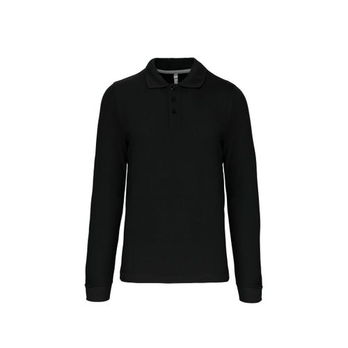 Polo Manches Longues - Homme - K243 - Noir