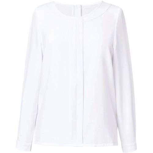 Blouse Crêpe De Chine Riola - Femme - Bt2264 - Blanc
