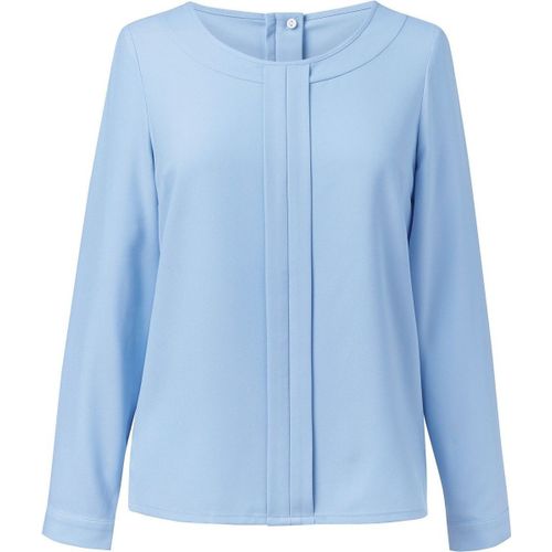 Blouse Crêpe De Chine Riola - Femme - Bt2279 - Bleu Ciel