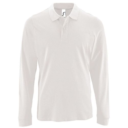 Polos Manches Longues - Homme - 02087 - Blanc
