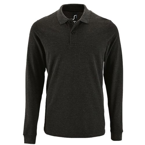 Polos Manches Longues - Homme - 02087 - Gris Anthracite
