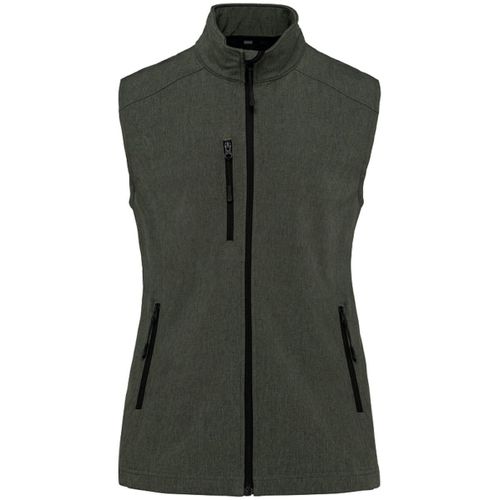 Bodywarmer Softshell - Gilet Sans Manches - K404 - Vert Kaki Chiné - Femme
