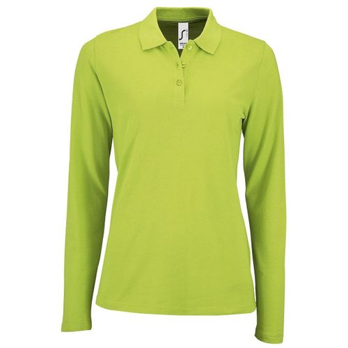 Polo Manches Longues - Femme - 02083 - Vert Pomme
