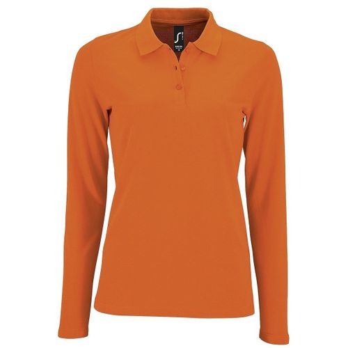 Polo Manches Longues - Femme - 02083 - Orange