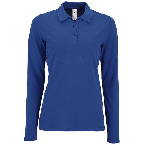 Polo Manches Longues - Femme - 02083 - Bleu Roi