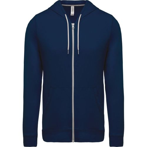 Veste Zip Intégral À Capuche - Homme - K438 - Bleu Marine