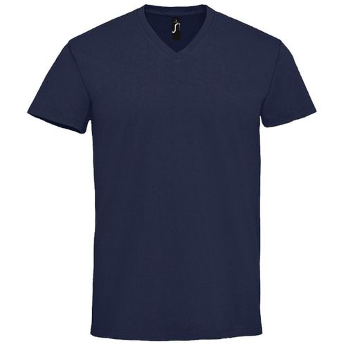 T-Shirts Col V Manches Courtes - Homme - 02940 - Bleu Marine