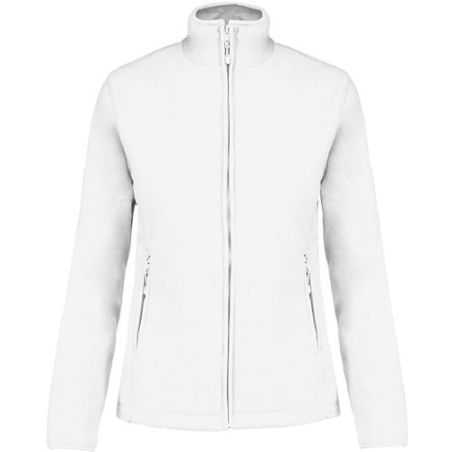 Veste Micropolaire Zippée - Femme - K907 - Blanc
