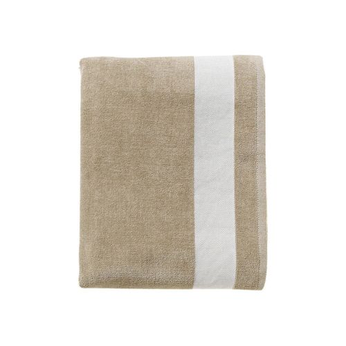 Drap De Plage Ou Drap De Bain - 89006 - Beige - Coton Velours