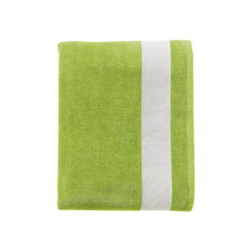 Drap De Plage Ou Drap De Bain - 89006 - Vert Lime - Coton Velours