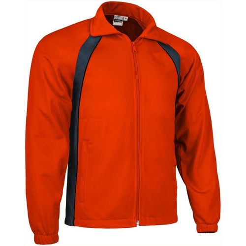 Veste De Sport Homme - Tournament - Orange Et Gris Charbon