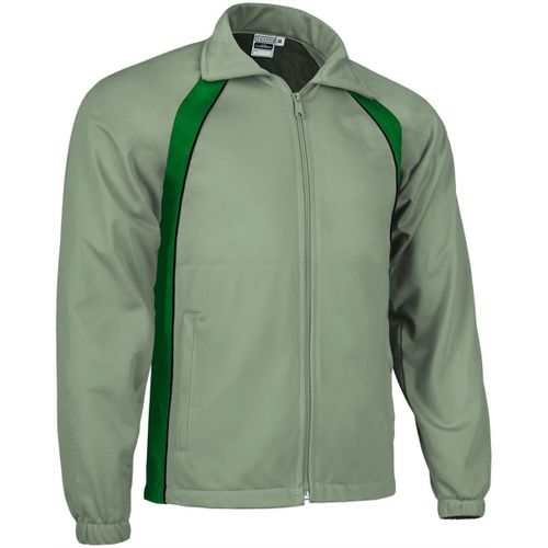 Veste De Sport Homme - Tournament - Beige Et Vert Bouteille