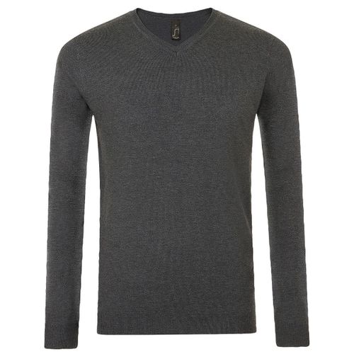 Pull Classique Col V - Homme - 01710 - Gris Anthracite
