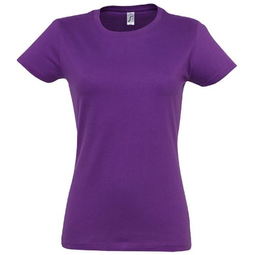 T-Shirt Manches Courtes - Femme - 11502 - Violet Clair