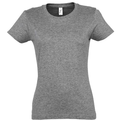 T-Shirt Manches Courtes - Femme - 11502 - Gris Chiné