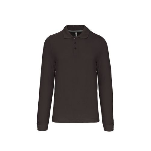 Polo Manches Longues - Homme - K243 - Gris Foncé