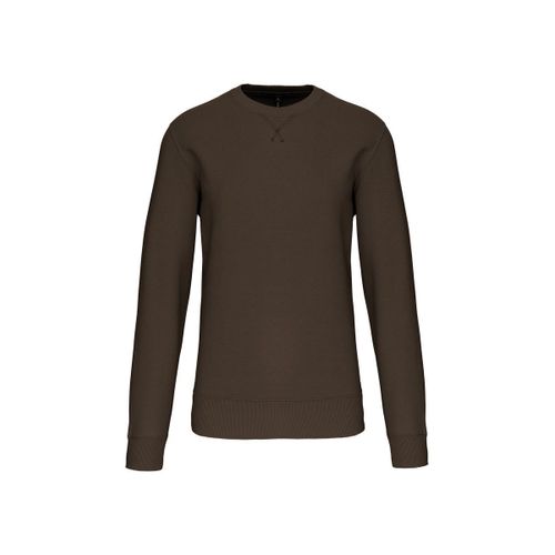 Sweat Col Rond - Unisexe - K442 - Vert Kaki Foncé