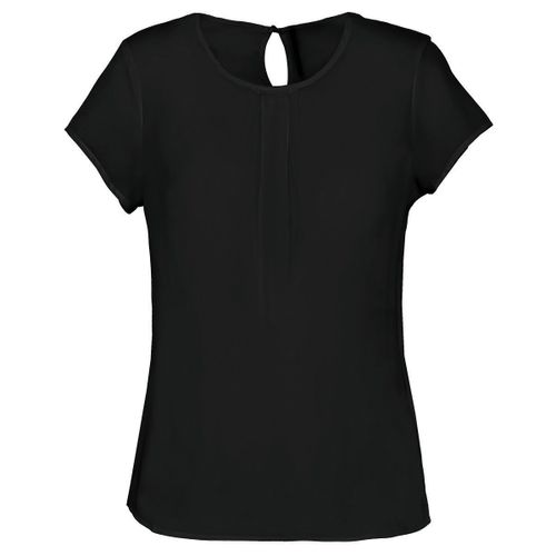 Blouse Matière Crêpe - Femme - K5002 - Noir