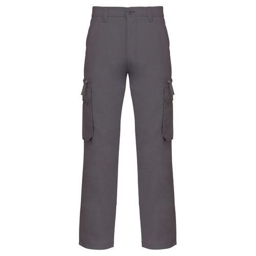 Pantalon Multipoches Pour Homme - Sp105 - Gris Foncé