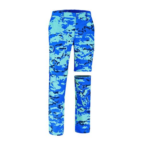 Pantalon Trekking Camouflage - Homme - Birdman - Bleu Camo
