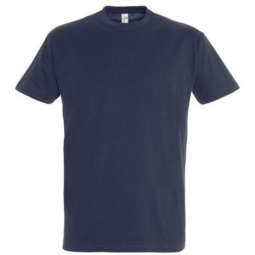 T-Shirt Manches Courtes - Mixte - 11500 - Bleu Marine Foncé