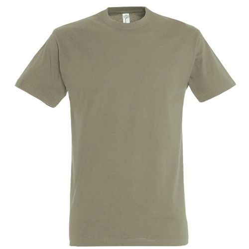 T-Shirt Manches Courtes - Mixte - 11500 - Vert Kaki Clair