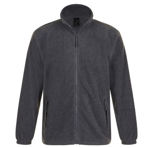 Veste Polaire Zip Intégral - 55000 - Gris Chiné