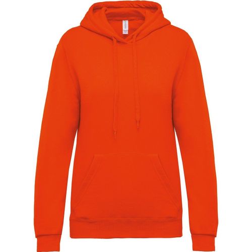 Sweat-Shirt À Capuche - Femme - K473 - Orange