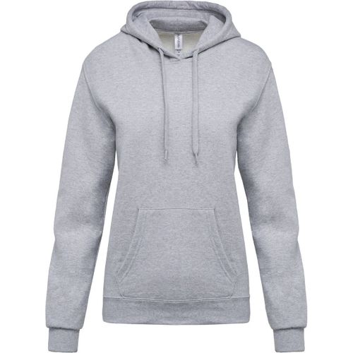 Sweat-Shirt À Capuche - Femme - K473 - Gris Oxford