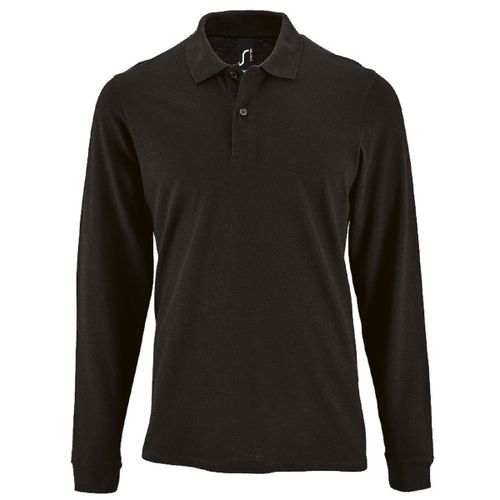 Polos Manches Longues - Homme - 02087 - Noir