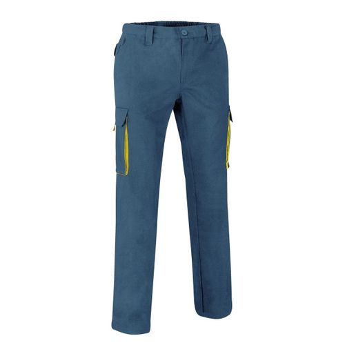 Pantalon De Travail Homme - Thunder - Grey Et Jaune