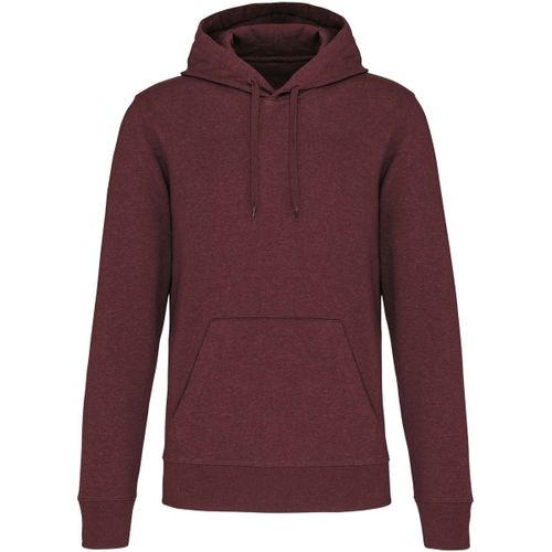 Sweat À Capuche Écoresponsable - Homme - K4027 - Rouge Vin Chiné