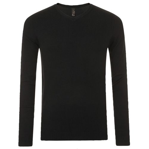 Pull Classique Col V - Homme - 01710 - Noir