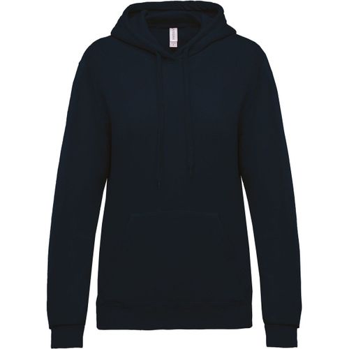 Sweat-Shirt À Capuche - Femme - K473 - Bleu Marine