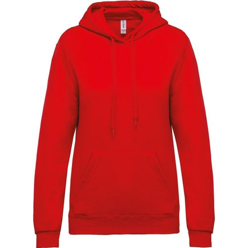 Sweat-Shirt À Capuche - Femme - K473 - Rouge