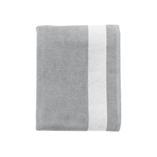 Drap De Plage Ou Drap De Bain - 89006 - Gris - Coton Velours
