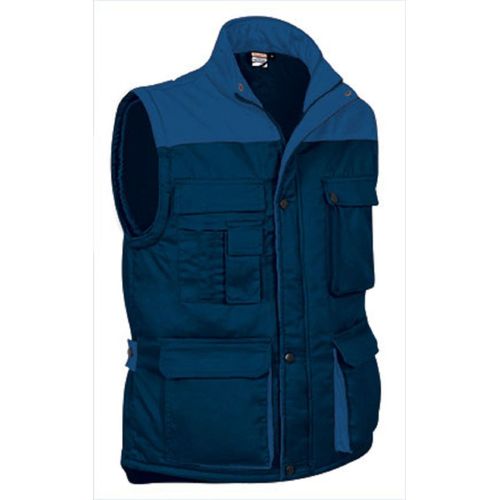 Gilet Doudoune Sans Manches - Homme - Ref Thunder - Navy Bleu Roi