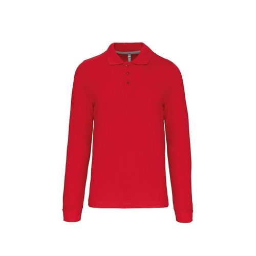 Polo Manches Longues - Homme - K243 - Rouge