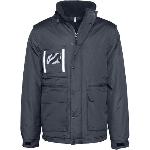 Parka Workwear Manches Amovibles - Homme - Wk6106 - Bleu Marine
