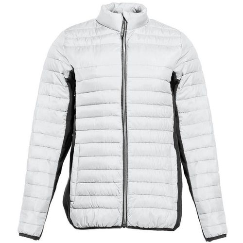 Doudoune Bi-Matière - Femme - Pen Duick - Pk518 - Blanc Et Noir