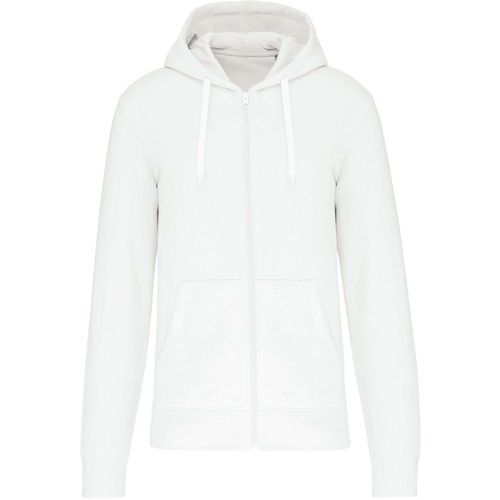 Veste À Capuche Zippé Écoresponsable - Homme - K4030 - Blanc